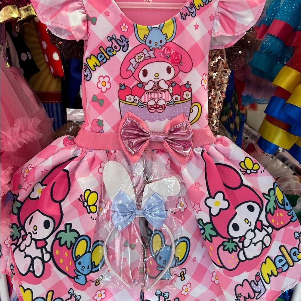 Pink My Melody Dress with Bow